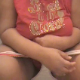 A fat girl with a big butt poops while sitting on a toilet from a semi-side position. No poop is visible, but video is smooth, and audio is good. Over 3 minutes.